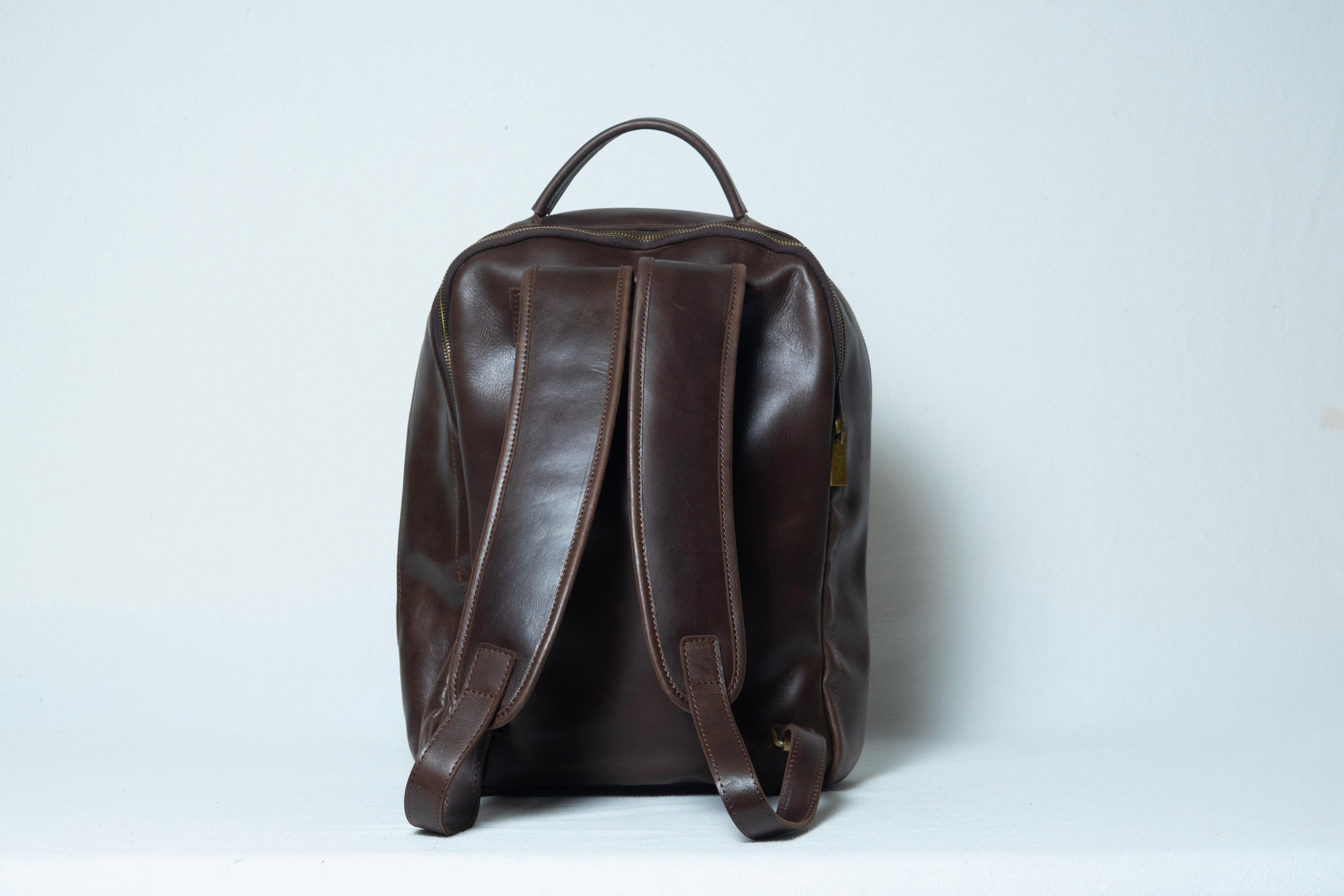 AdaMan Leather  Double Backpack