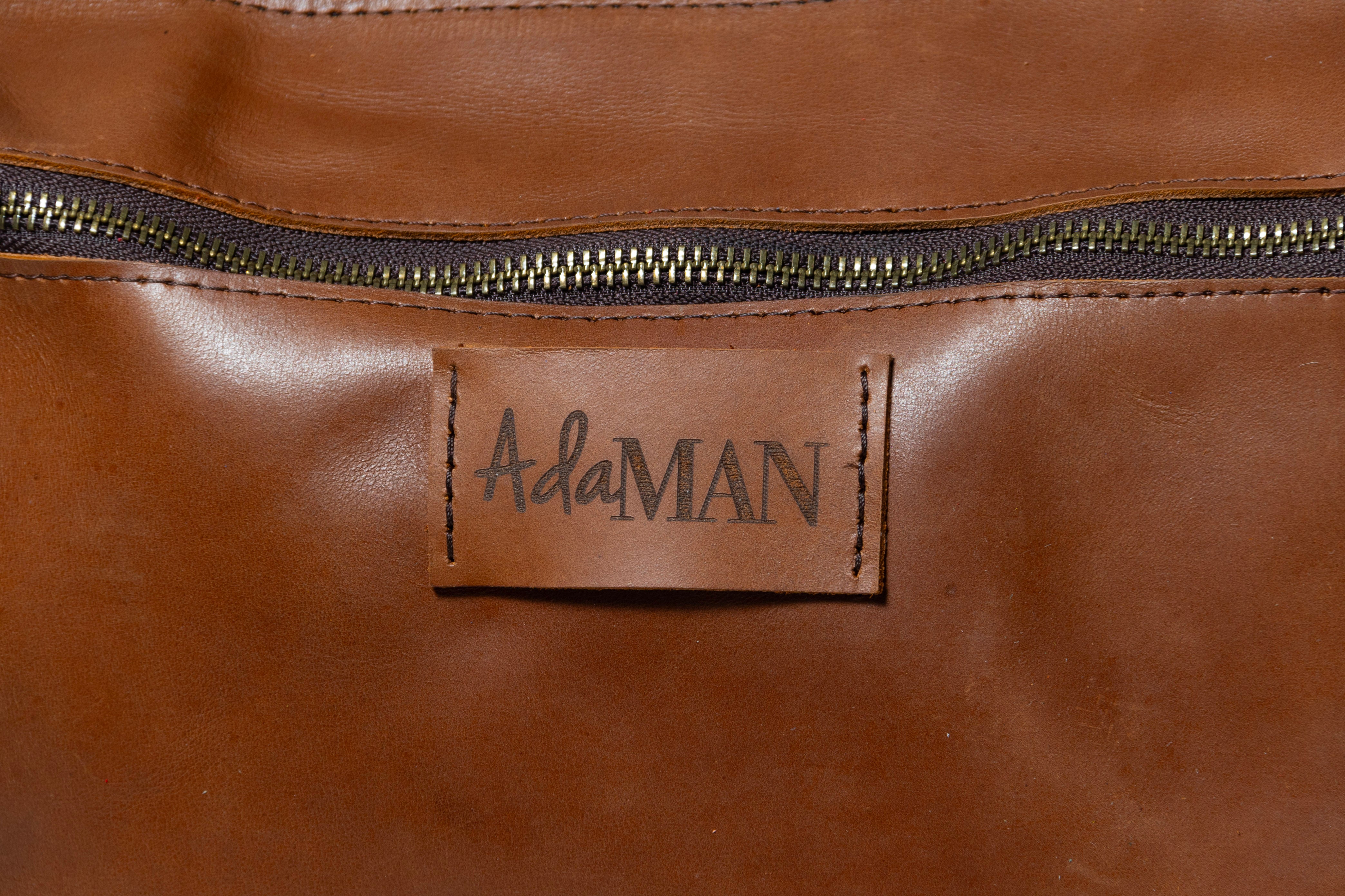 AdaMan Leather Weekender
