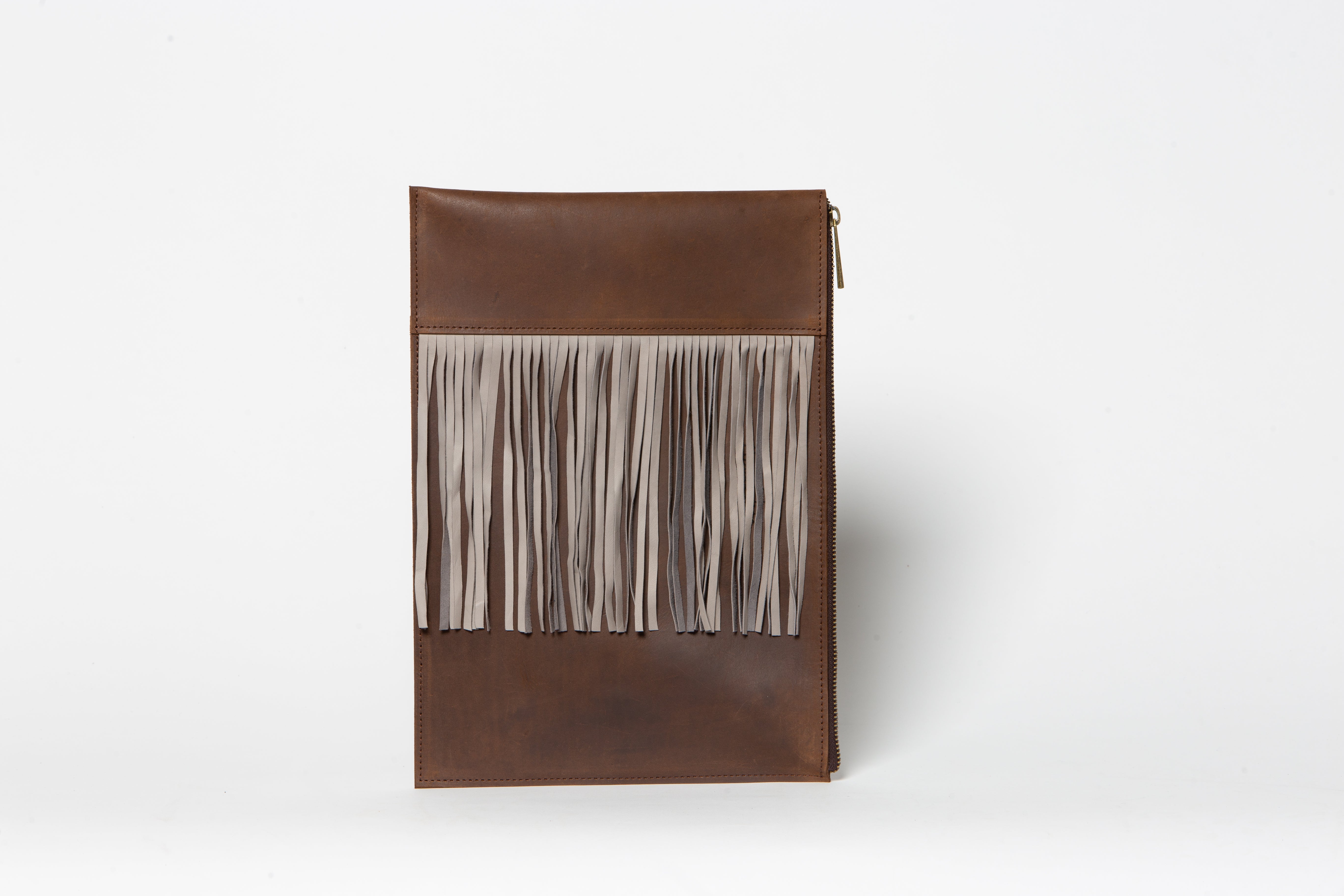 The Abina Envelope Clutch With Fringe